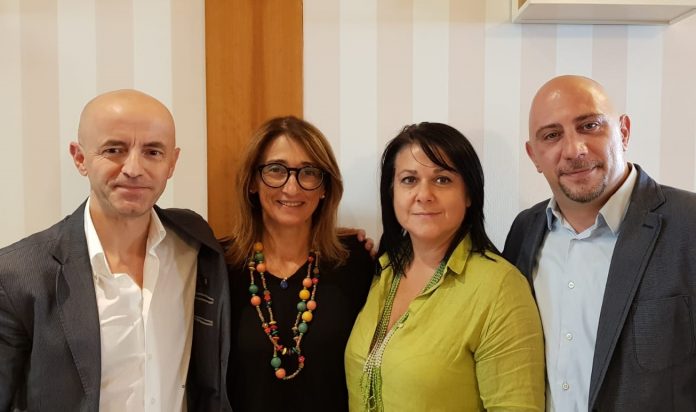 I presidenti degli Ordini delle professioni infemieristiche provinciali da sinistra Cicolini, Rosini, Ianni, Pediconi