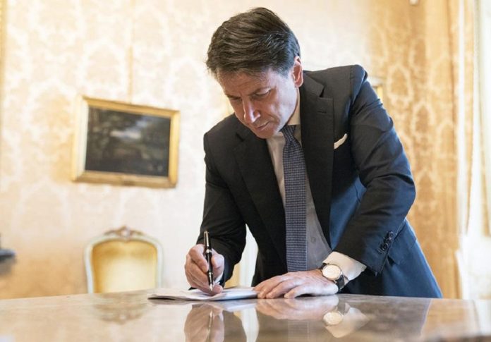 Firma Conte Dpcm