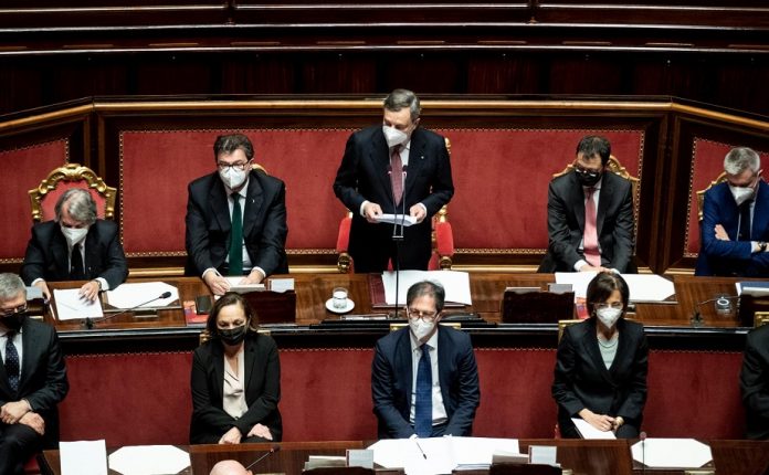 DRAGHI SENATO FOTO