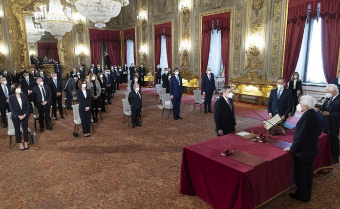 GIURAMENTO GOVERNO DRAGHI