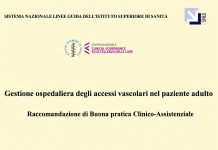 Accesso venoso nel paziente adulto, pubblicate le nuove Raccomandazioni